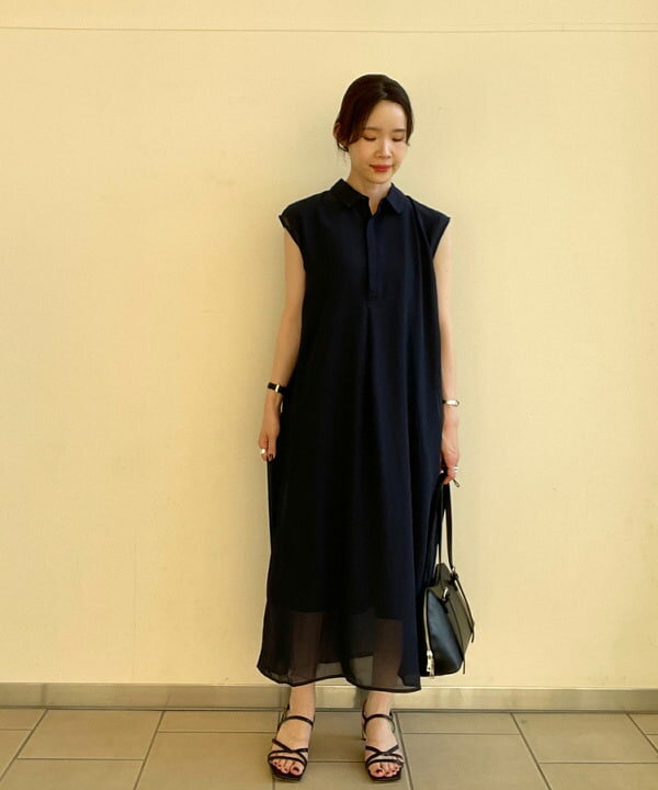 BEAMS HEARTの襟付き シアー ミニマル ワンピースを使ったコーディネートを紹介します。｜Rakuten Fashion(楽天ファッション／旧楽天ブランドアベニュー)6180786
