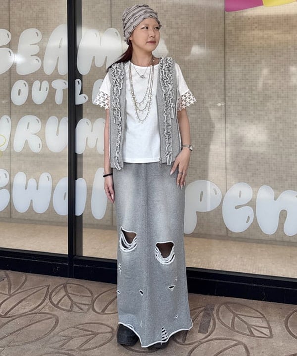 BEAMS HEARTのフリルブレード ウラケ ベスト 25AWを使ったコーディネートを紹介します。｜Rakuten Fashion(楽天ファッション／旧楽天ブランドアベニュー)6180818