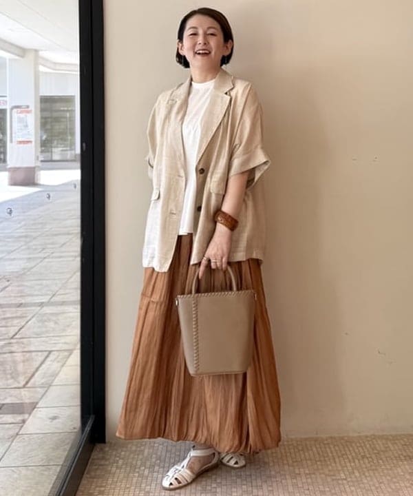 BEAMS HEARTのタック スリーブ プルオーバーを使ったコーディネートを紹介します。｜Rakuten Fashion(楽天ファッション／旧楽天ブランドアベニュー)6180911