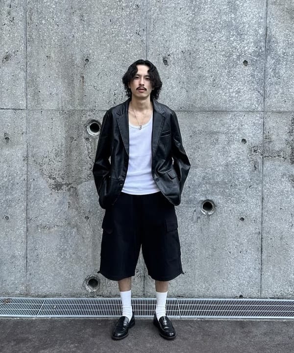 BEAMS HEARTのフェイクレザー ジャケットを使ったコーディネートを紹介します。｜Rakuten Fashion(楽天ファッション／旧楽天ブランドアベニュー)6180935