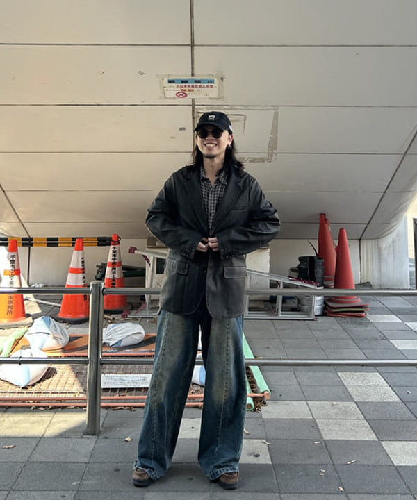 BEAMS HEARTのフェイクレザー ジャケットを使ったコーディネートを紹介します。｜Rakuten Fashion(楽天ファッション／旧楽天ブランドアベニュー)6180941