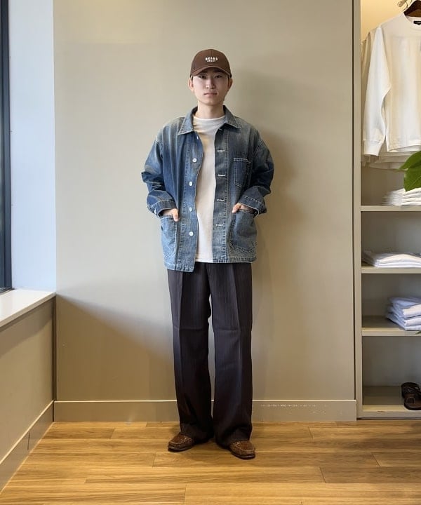 BEAMS HEARTのヴィンテージ デニムカバーオールを使ったコーディネートを紹介します。｜Rakuten Fashion(楽天ファッション／旧楽天ブランドアベニュー)6180977