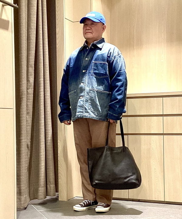 BEAMS HEARTのヴィンテージ デニムカバーオールを使ったコーディネートを紹介します。｜Rakuten Fashion(楽天ファッション／旧楽天ブランドアベニュー)6180996