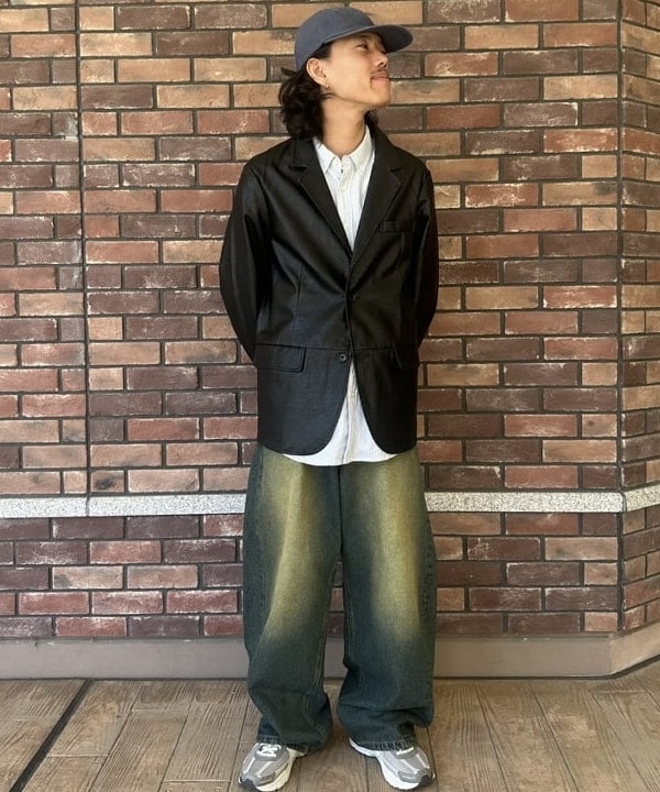 BEAMS HEARTのフェイクレザー ジャケットを使ったコーディネートを紹介します。｜Rakuten Fashion(楽天ファッション／旧楽天ブランドアベニュー)6181053