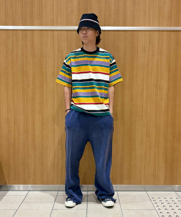 BEAMS HEARTのGMS ワイドストレート  コットンウラケ パンツを使ったコーディネートを紹介します。｜Rakuten Fashion(楽天ファッション／旧楽天ブランドアベニュー)6181118