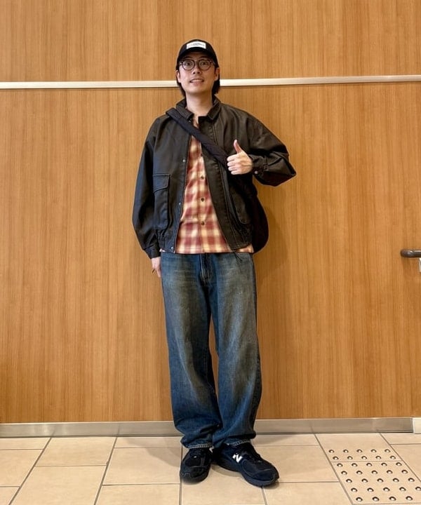 BEAMS HEARTのポリエステル レーヨン オンブレーチェック シャツを使ったコーディネートを紹介します。｜Rakuten Fashion(楽天ファッション／旧楽天ブランドアベニュー)6181143