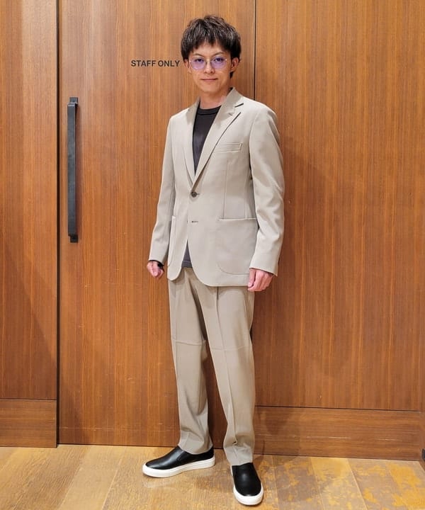 BEAMS HEARTのドライカルゼ 2ボタン ジャケット(S~XL)を使ったコーディネートを紹介します。｜Rakuten Fashion(楽天ファッション／旧楽天ブランドアベニュー)6181174