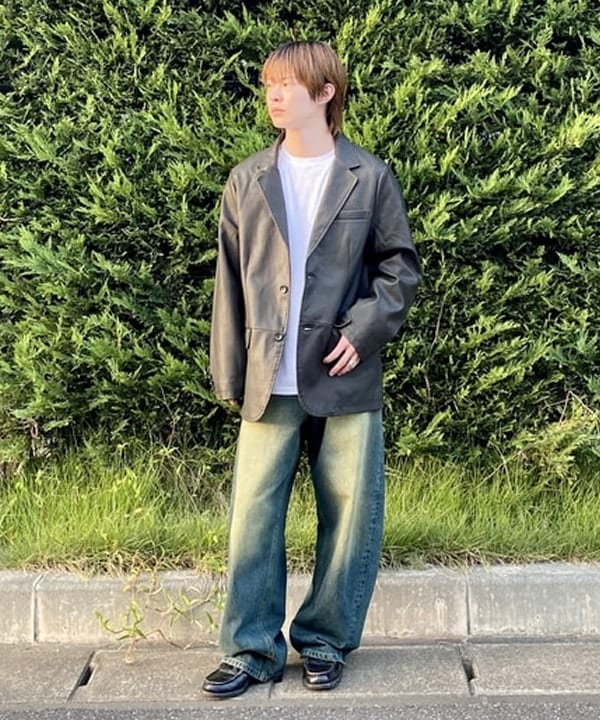 BEAMS HEARTのフェイクレザー ジャケットを使ったコーディネートを紹介します。｜Rakuten Fashion(楽天ファッション／旧楽天ブランドアベニュー)6181176