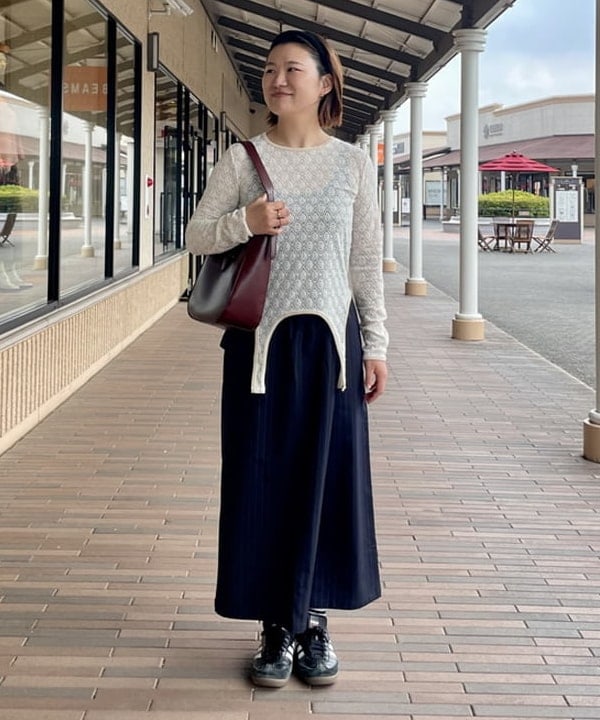 BEAMS HEARTの2WAY ガーター ロング スリーブ プルオーバーを使ったコーディネートを紹介します。｜Rakuten Fashion(楽天ファッション／旧楽天ブランドアベニュー)6181125