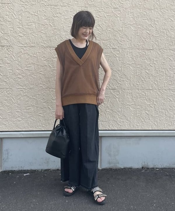 BEAMS HEARTのチュール レイヤード ベストを使ったコーディネートを紹介します。｜Rakuten Fashion(楽天ファッション／旧楽天ブランドアベニュー)6181300