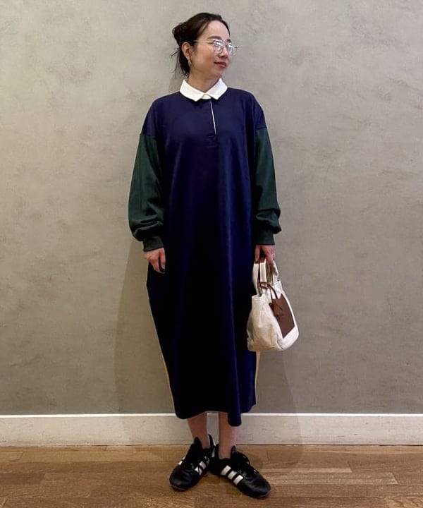 BEAMS HEARTのラグビー ブロッキング ワンピースを使ったコーディネートを紹介します。｜Rakuten Fashion(楽天ファッション／旧楽天ブランドアベニュー)6181233