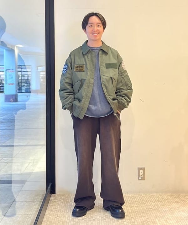BEAMS HEARTのCWU-45 ミリタリー ブルゾンを使ったコーディネートを紹介します。｜Rakuten Fashion(楽天ファッション／旧楽天ブランドアベニュー)6181343