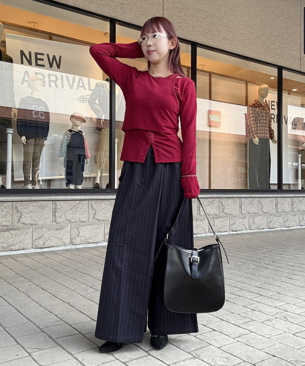 BEAMS HEARTのカーディガン * タンクトップ レイヤード プルオーバーを使ったコーディネートを紹介します。｜Rakuten Fashion(楽天ファッション／旧楽天ブランドアベニュー)6181538