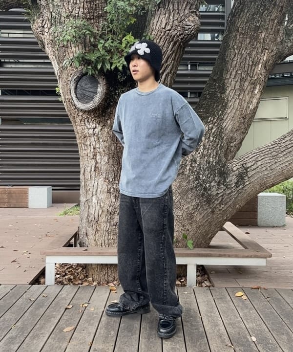 BEAMS HEARTのブラスト ワイド ストレート デニムを使ったコーディネートを紹介します。｜Rakuten Fashion(楽天ファッション／旧楽天ブランドアベニュー)6181559