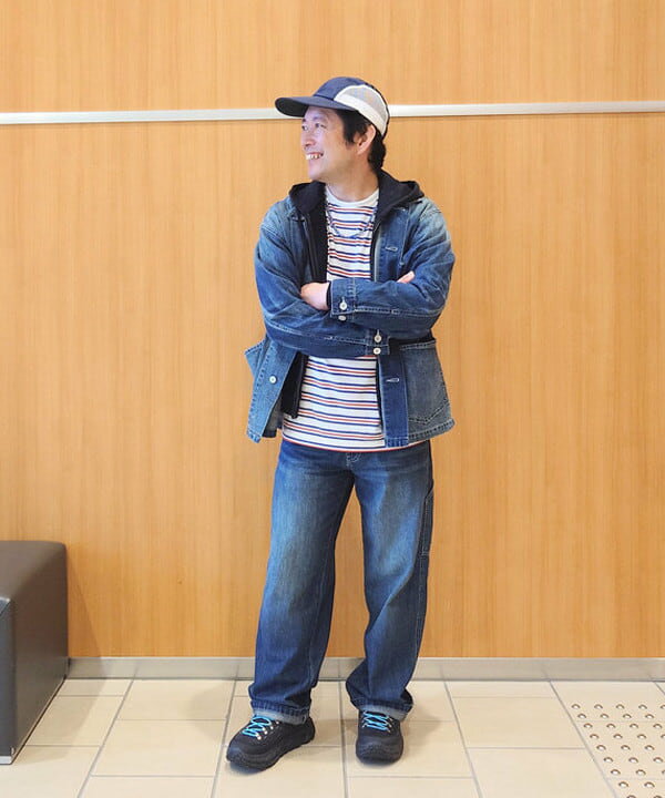 BEAMS HEARTのヴィンテージ デニムカバーオールを使ったコーディネートを紹介します。｜Rakuten Fashion(楽天ファッション／旧楽天ブランドアベニュー)6181324