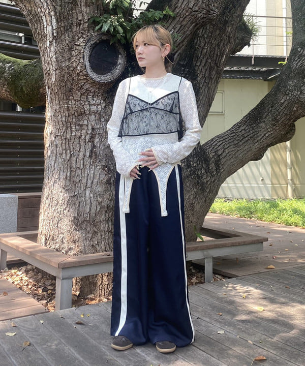 BEAMS HEARTの2WAY ガーター ロング スリーブ プルオーバーを使ったコーディネートを紹介します。｜Rakuten Fashion(楽天ファッション／旧楽天ブランドアベニュー)6181329