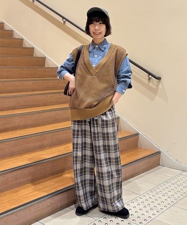 BEAMS HEARTのチュール レイヤード ベストを使ったコーディネートを紹介します。｜Rakuten Fashion(楽天ファッション／旧楽天ブランドアベニュー)6181619