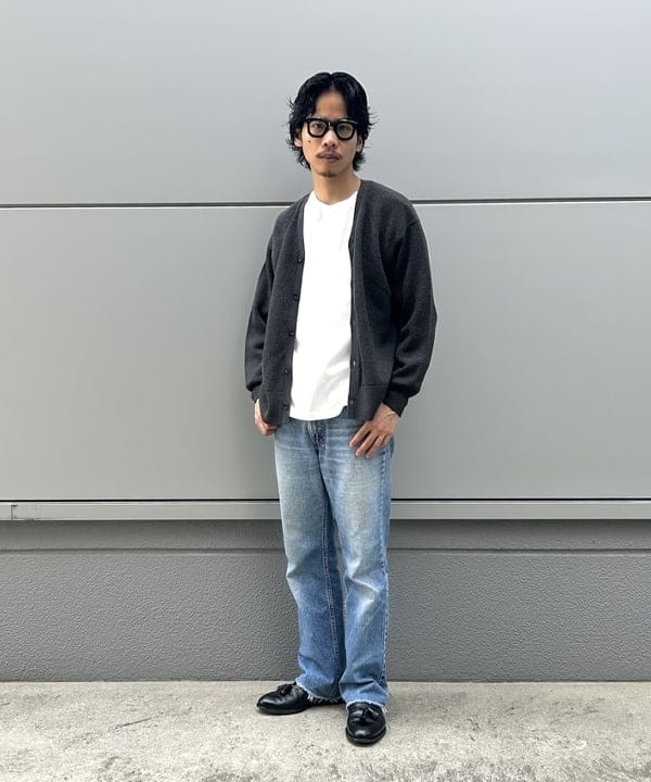 BEAMS HEARTのニットカーディガン(S~XL)を使ったコーディネートを紹介します。｜Rakuten Fashion(楽天ファッション／旧楽天ブランドアベニュー)6181642