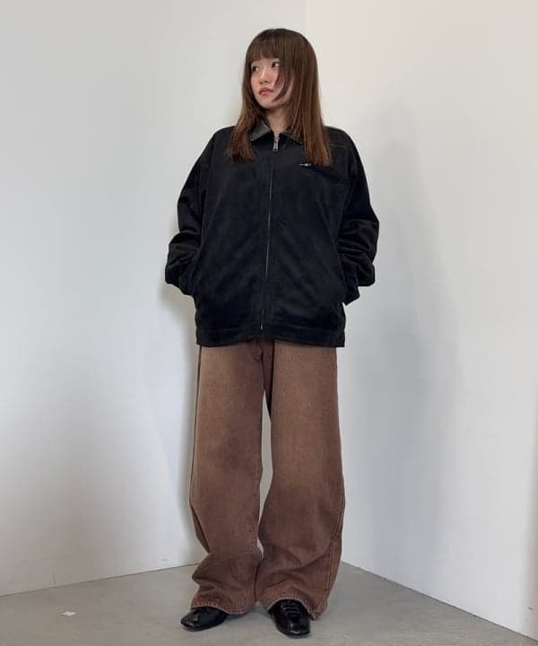 BEAMS HEARTの【追加生産決定！】フェイクスエード ショート ブルゾン 25AWを使ったコーディネートを紹介します。｜Rakuten Fashion(楽天ファッション／旧楽天ブランドアベニュー)6181644