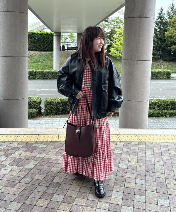 BEAMS HEARTのBEAMS HEART｜クラシック フェイクレザー ブルゾン｜メンズ アウター ジャケット｜合成皮革 リラックスフィット ヴィンテージ風｜秋冬を使ったコーディネートを紹介します。｜Rakuten Fashion(楽天ファッション／旧楽天ブランドアベニュー)6181661