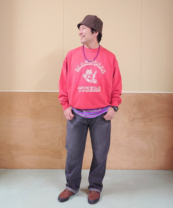 BEAMS HEARTのタイガー フロッキー スウェットを使ったコーディネートを紹介します。｜Rakuten Fashion(楽天ファッション／旧楽天ブランドアベニュー)6181886