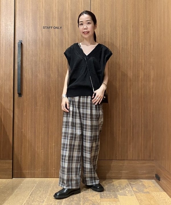 BEAMS HEARTのチュール レイヤード ベストを使ったコーディネートを紹介します。｜Rakuten Fashion(楽天ファッション／旧楽天ブランドアベニュー)6181941