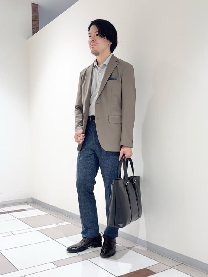 TAKEO KIKUCHIの【360°ストレッチ/セットアップ対応】None Of Stress ジャケットを使ったコーディネートを紹介します。｜Rakuten Fashion(楽天ファッション／旧楽天ブランドアベニュー)6184342