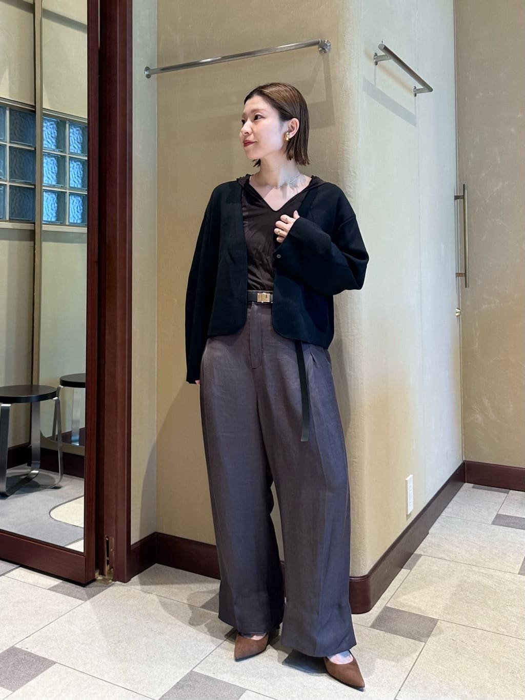 UNITED ARROWS | <conte>コットン シアー フーデッドカットソー