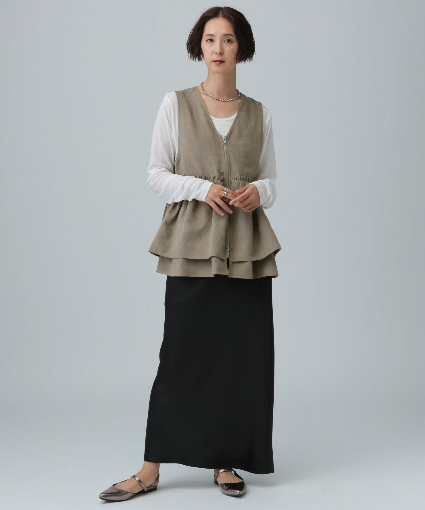 Moさん専用 LEPSIM | ストレッチサテンスカート | Rakuten Fashion(楽天