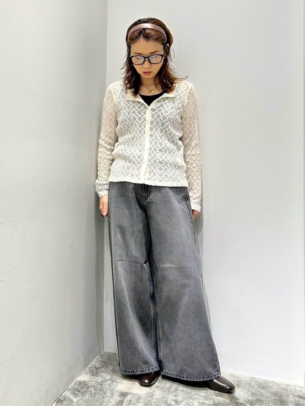 AMERICAN HOLICのレースカーディガンを使ったコーディネートを紹介します。｜Rakuten Fashion(楽天ファッション／旧楽天ブランドアベニュー)6188671