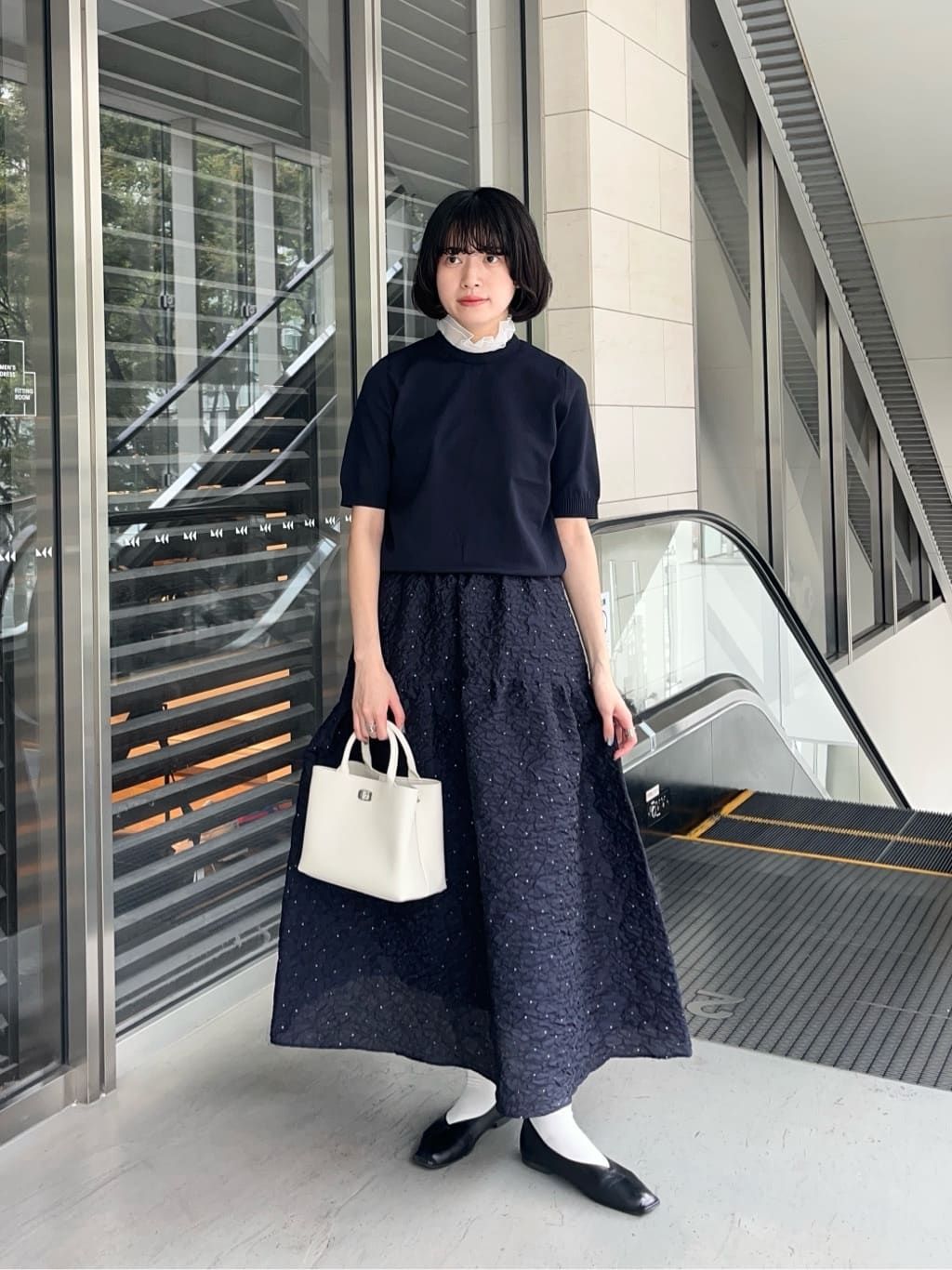 UNITED ARROWS LTD. OUTLET | オーガンジー フリル 2WAY ニット