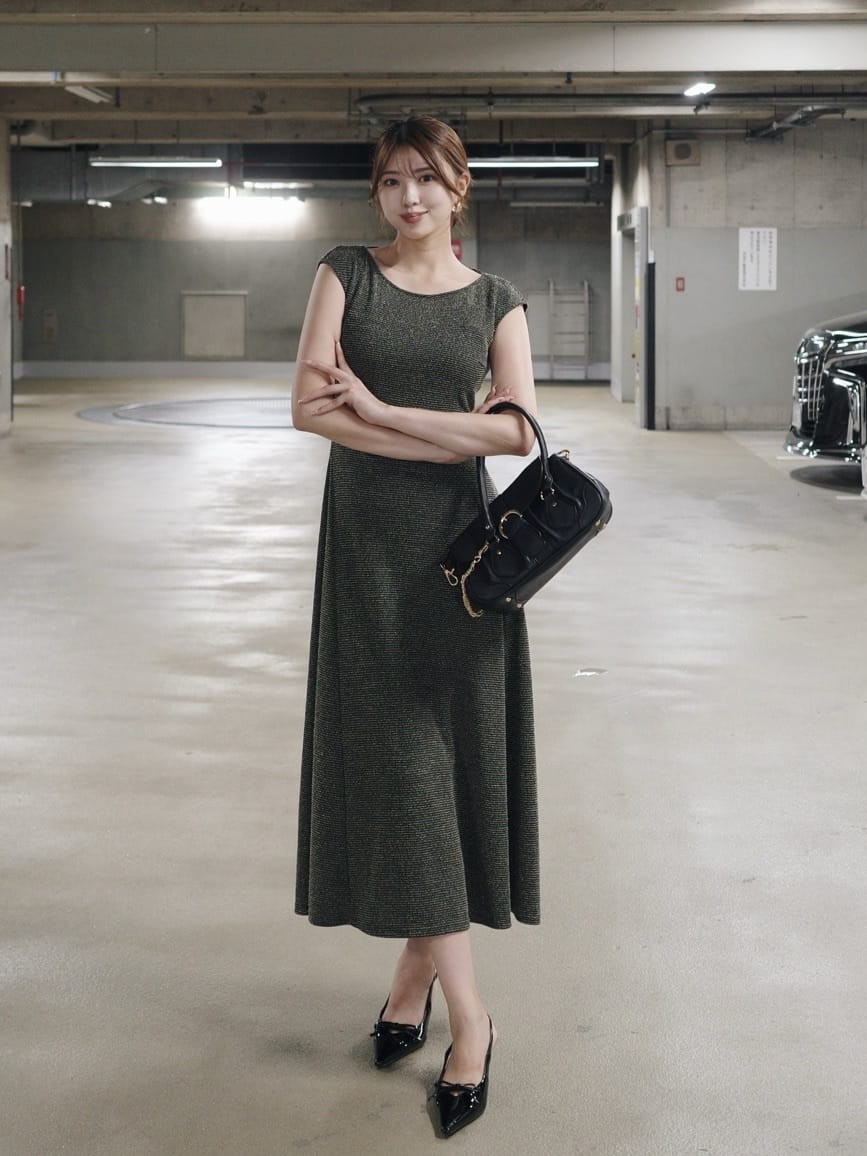 moussy | BOUCLE TWEED ドレス | Rakuten Fashion(楽天ファッション