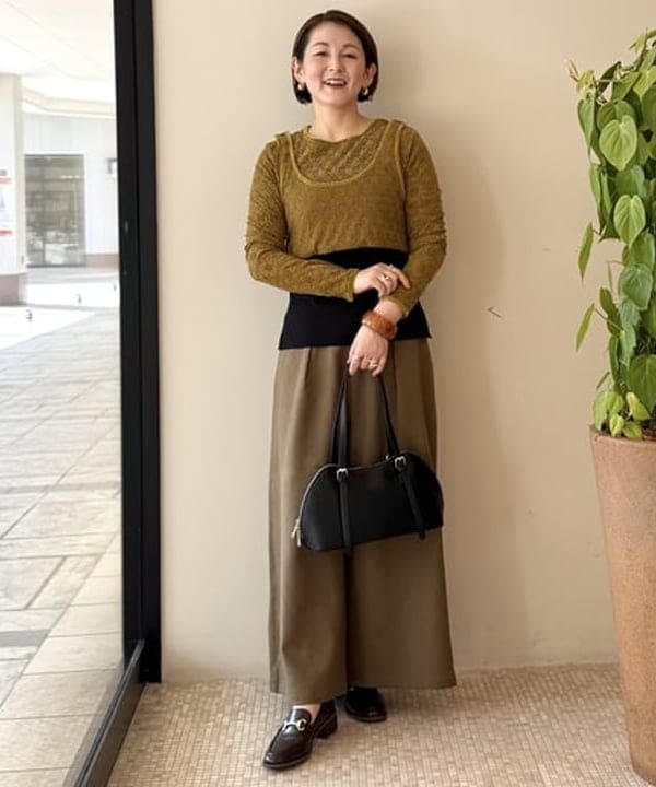 BEAMS HEARTの2WAY ガーター ロング スリーブ プルオーバーを使ったコーディネートを紹介します。｜Rakuten Fashion(楽天ファッション／旧楽天ブランドアベニュー)6193802