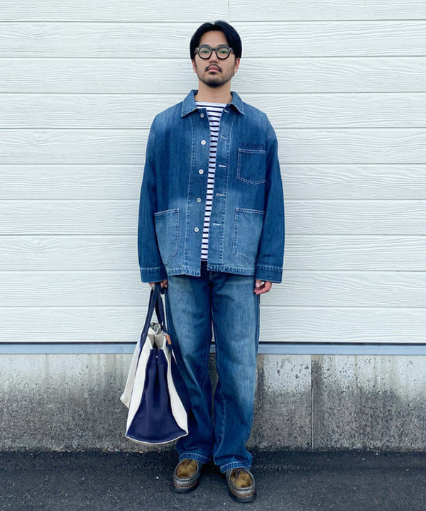 BEAMS HEARTのヴィンテージ デニムカバーオールを使ったコーディネートを紹介します。｜Rakuten Fashion(楽天ファッション／旧楽天ブランドアベニュー)6193775