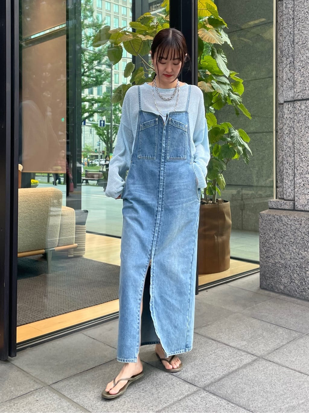 DOUDOU | デニムキャミジャンスカ | Rakuten Fashion(楽天ファッション