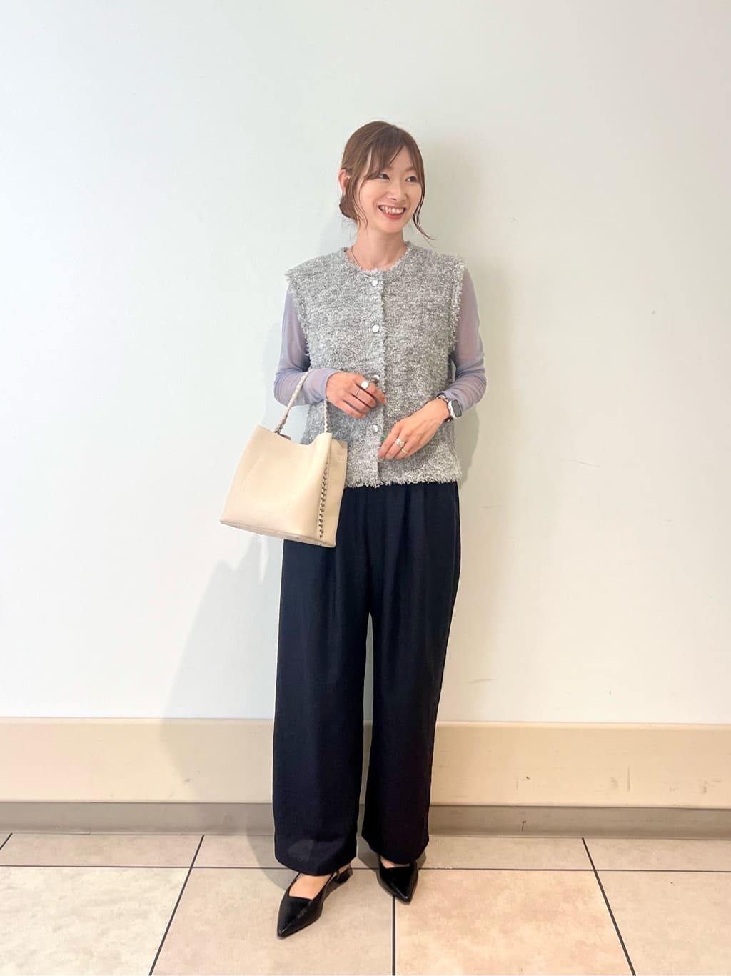 UNITED ARROWS LTD. OUTLET | フリンジラメ ノースリーブ ニット