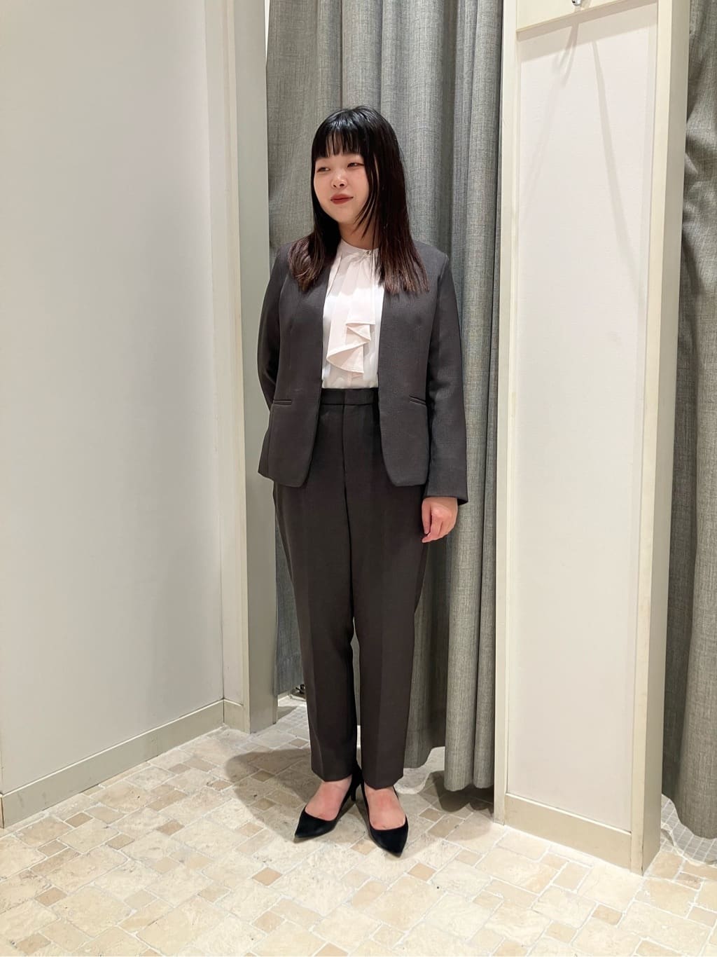 UNITED ARROWS LTD. OUTLET | グレンチェック Vネックジャケット