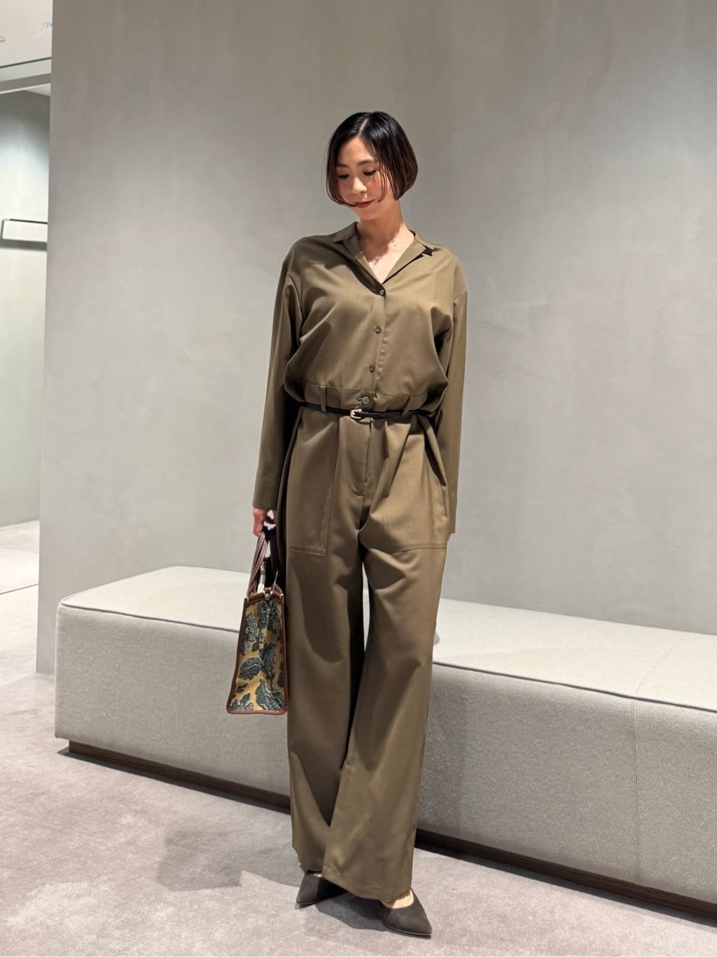 UNITED ARROWS LTD. OUTLET | <conte>オープンカラー オールインワン