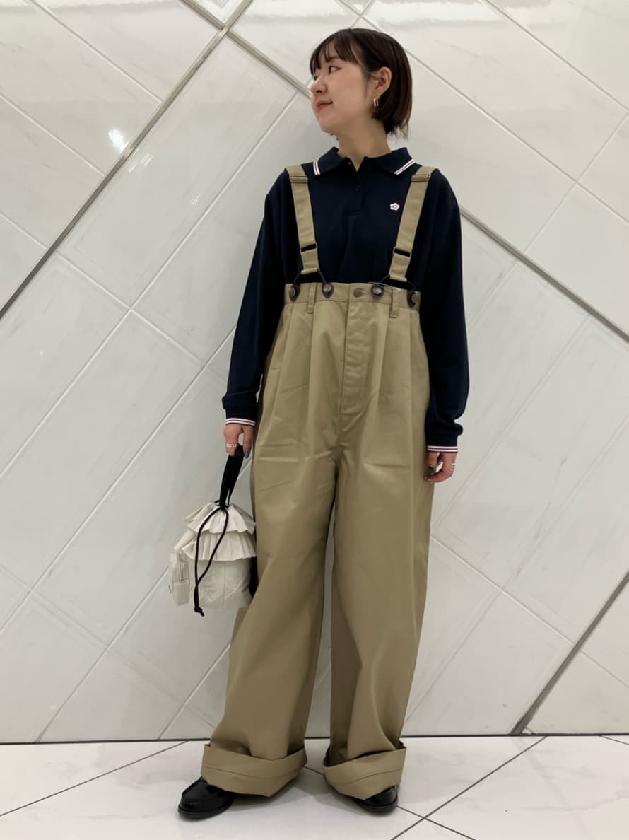 FREAK'S STORE | 別注 サスペンダー付き ビッグ2タックツイルパンツ