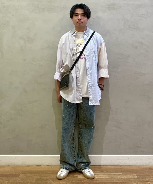 BEAMS HEARTのGMS プリント ワイド デニム パンツを使ったコーディネートを紹介します。｜Rakuten Fashion(楽天ファッション／旧楽天ブランドアベニュー)6202832