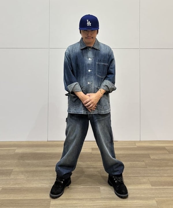 BEAMS HEARTのヴィンテージ デニムカバーオールを使ったコーディネートを紹介します。｜Rakuten Fashion(楽天ファッション／旧楽天ブランドアベニュー)6202873