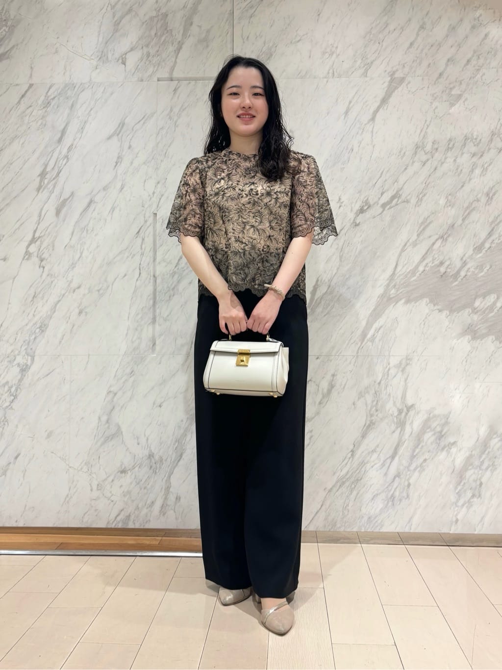 ANAYI | レースフラワーチュールTブラウス | Rakuten Fashion(楽天