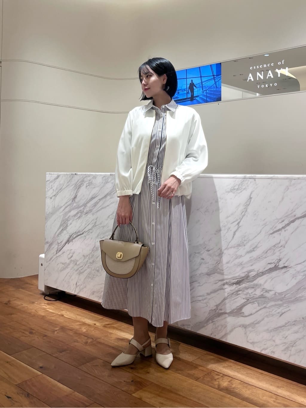 ANAYI | トリアセポリエステルブルゾン | Rakuten Fashion(楽天