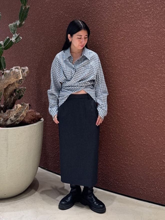 BEAUTY&YOUTH UNITED ARROWSの<6(ROKU)>コットン ロングリボン シャツ