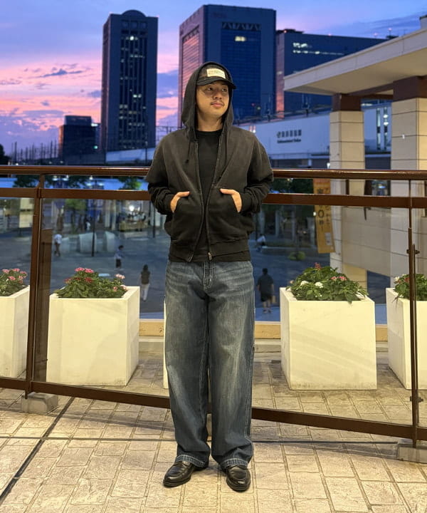 BEAMS HEARTのGMS 裏毛 ジップ パーカーを使ったコーディネートを紹介します。｜Rakuten Fashion(楽天ファッション／旧楽天ブランドアベニュー)6205552