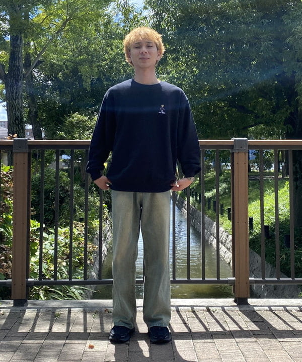 BEAMS HEARTのブラスト ワイド ストレート デニムを使ったコーディネートを紹介します。｜Rakuten Fashion(楽天ファッション／旧楽天ブランドアベニュー)6205564