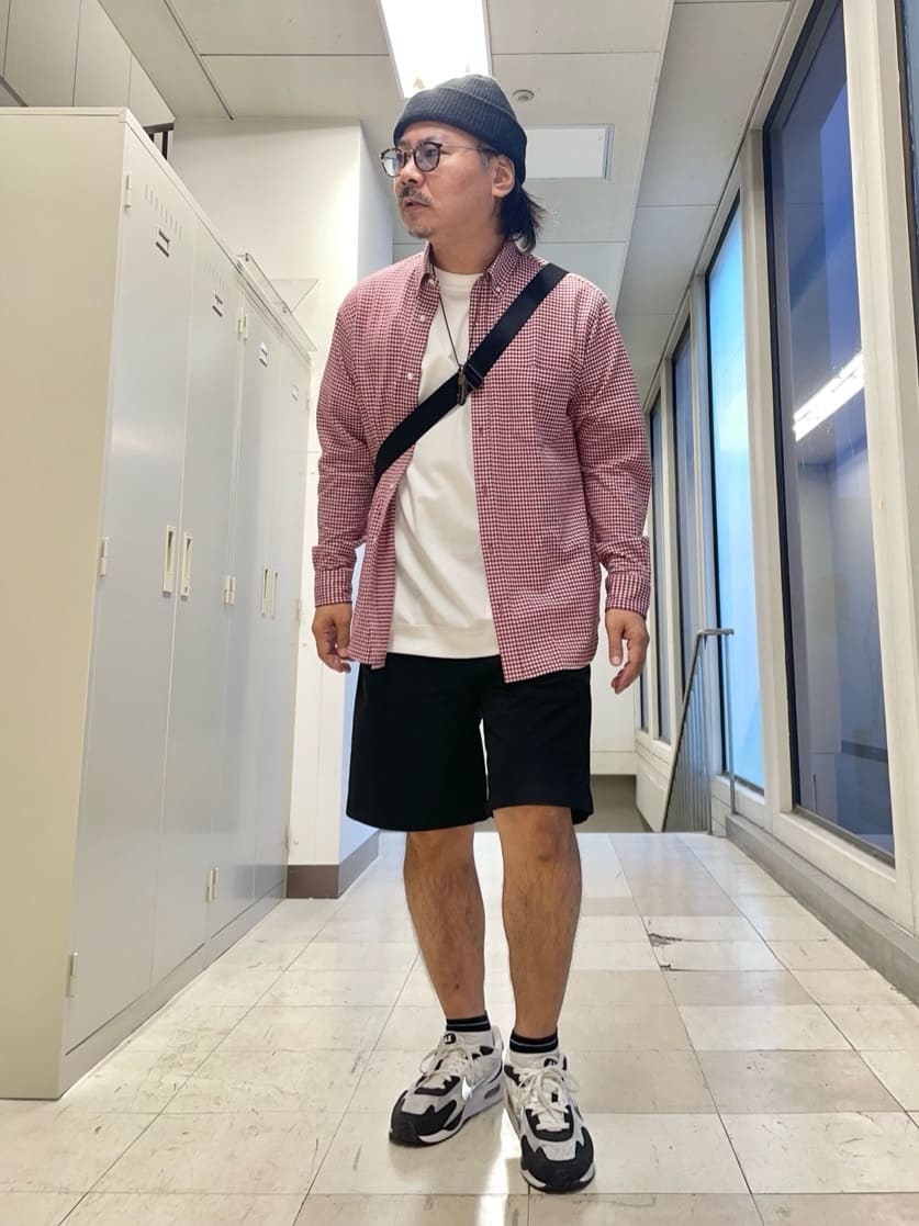 TAKEO KIKUCHIの【抗菌防臭】サッカーギンガムチェック ボタンダウンシャツを使ったコーディネートを紹介します。｜Rakuten Fashion(楽天ファッション／旧楽天ブランドアベニュー)6205867