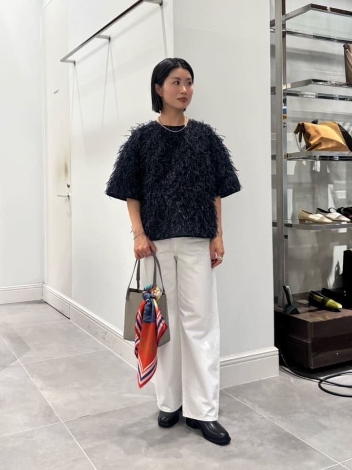 UNITED ARROWS LTD. OUTLET | ヘアリー ラメ カットジャガード