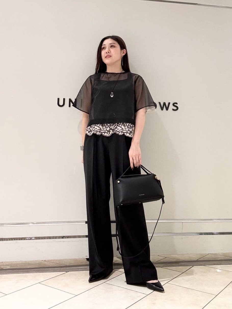 UNITED ARROWS LTD. OUTLETのリブ スクエアネック ニットキャミソール 