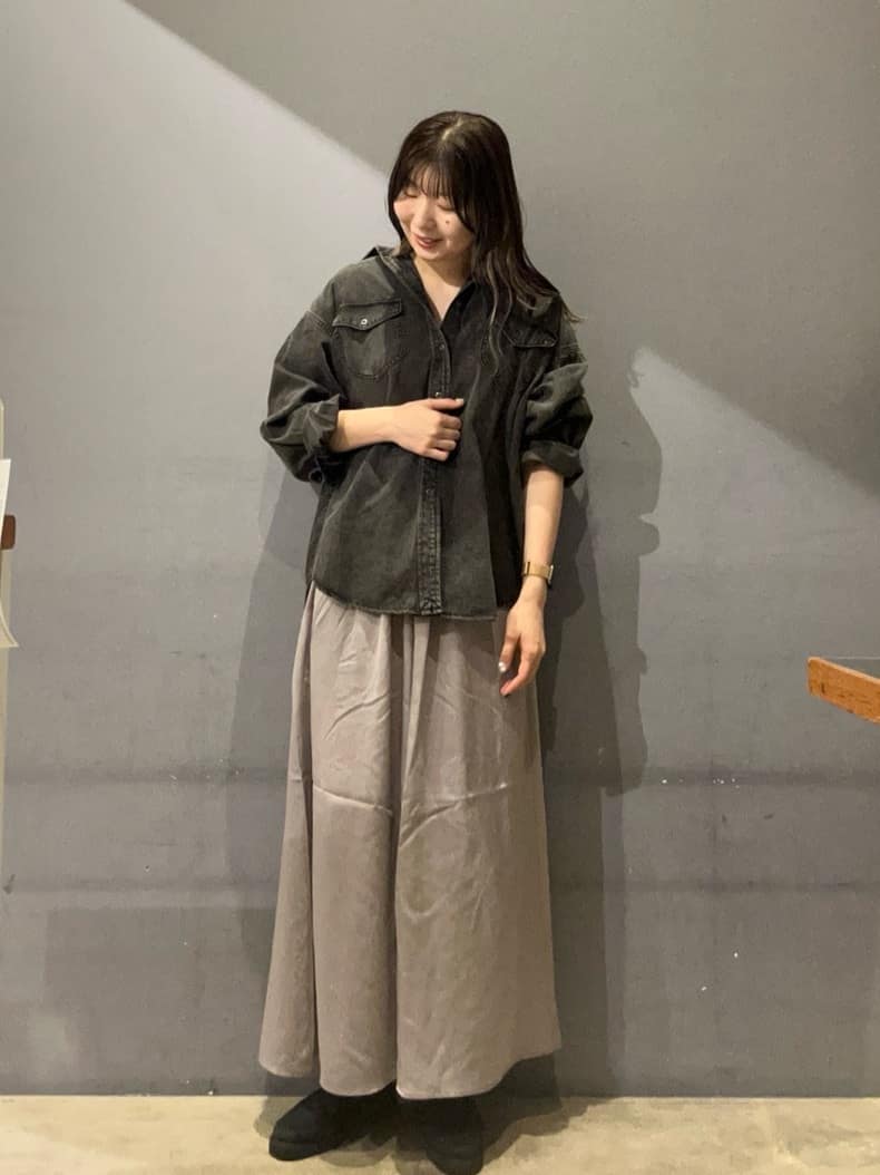 AMERICAN HOLICの【選べる丈2サイズ】マットサテンスカーチョを使ったコーディネートを紹介します。｜Rakuten Fashion(楽天ファッション／旧楽天ブランドアベニュー)6214058